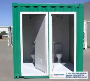 Container Ve Sinh Di Dong Bon Tu Hoai 10 Feet