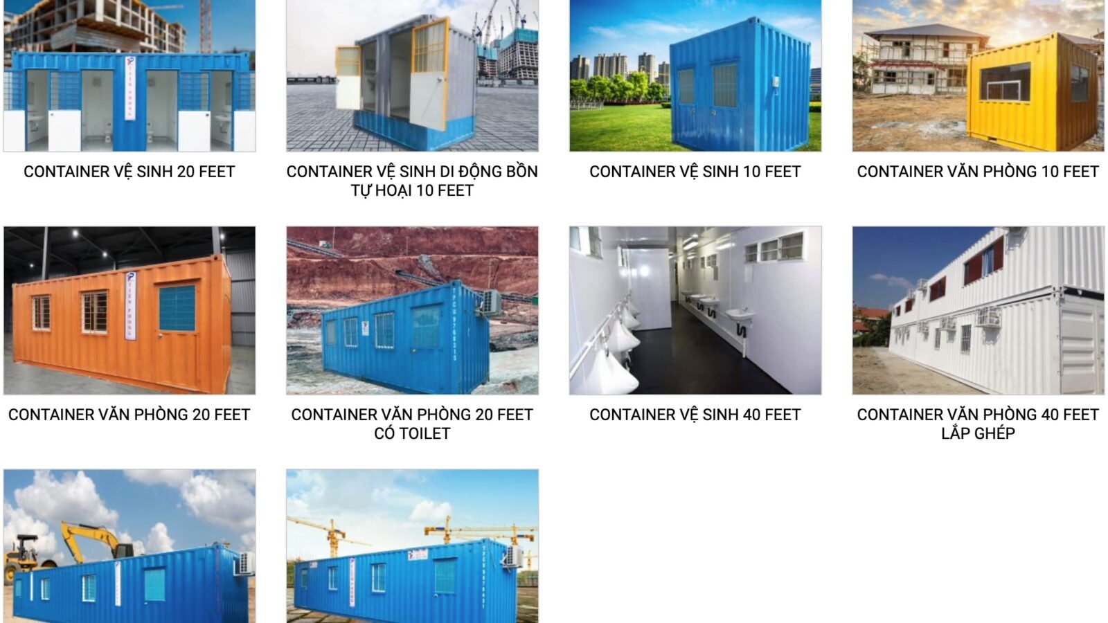 Container Van Phong Tien Phong Cac Loai