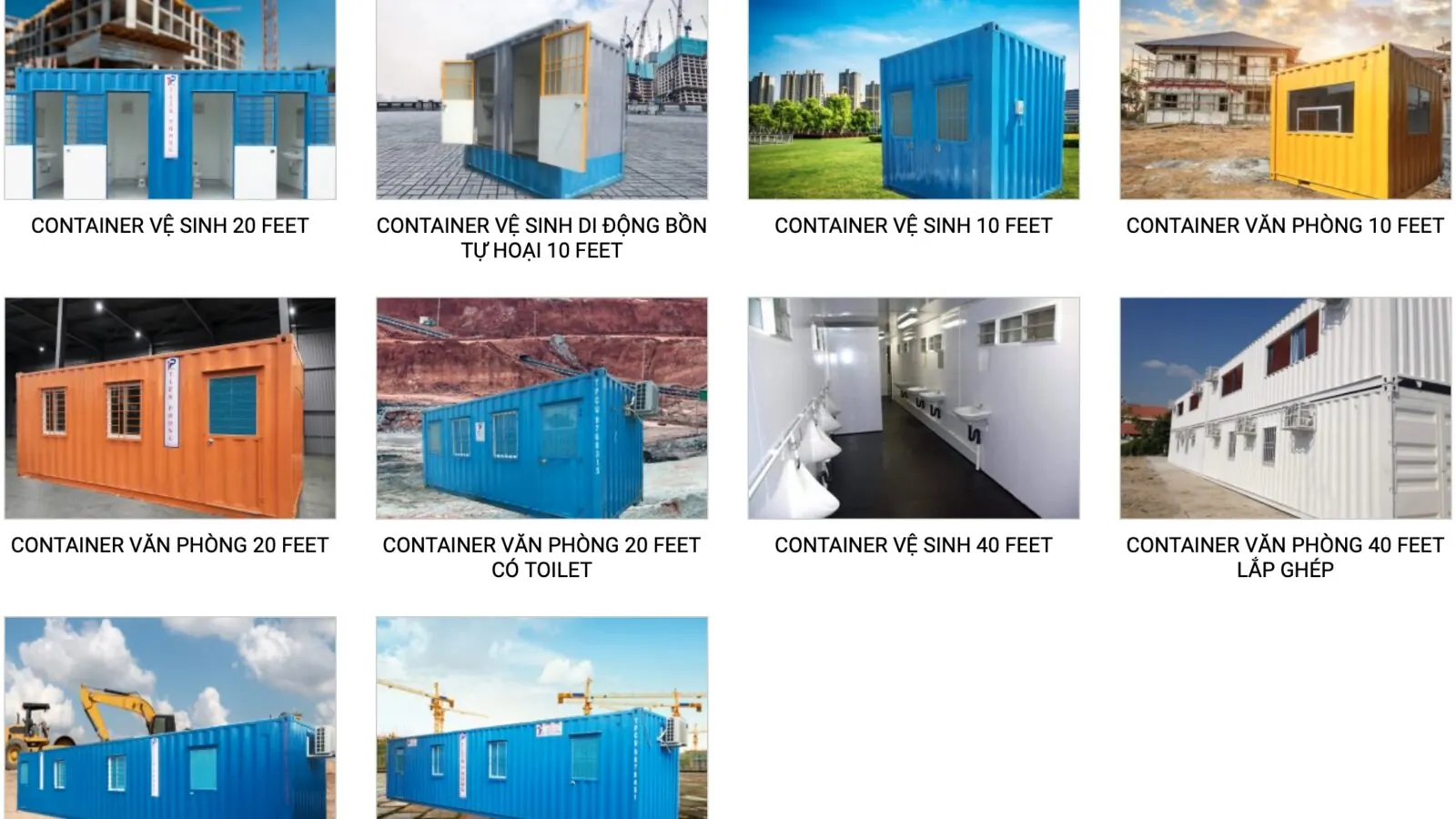 Container Van Phong Tien Phong Cac Loai