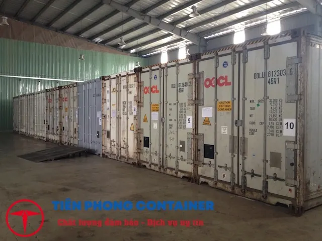 Container lạnh thực tế Tiên Phong Container đã bàn giao