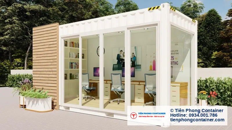 hình ảnh văn container văn phòng