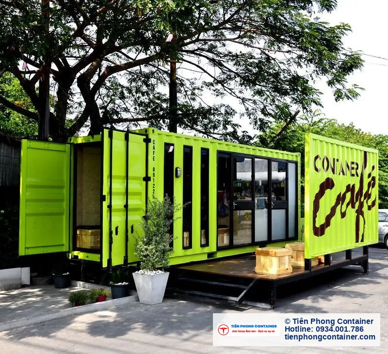 Container Van Phong 40 Feet Lam Quan Cafe 3