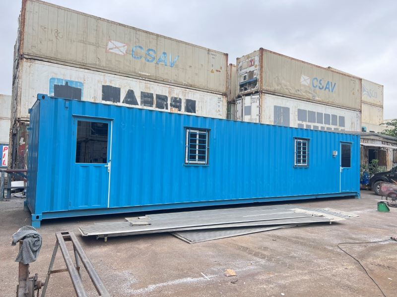 container văn phòng 40 feet nặng bao nhiêu tấn