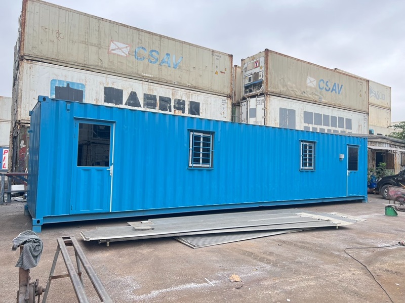 container văn phòng 40 feet dùng làm phòng họp