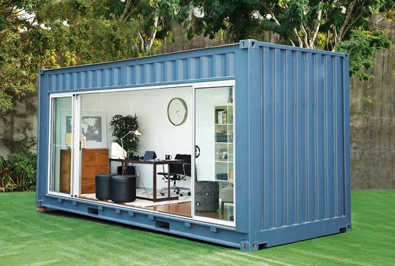 Container văn phòng làm quán cafe di động
