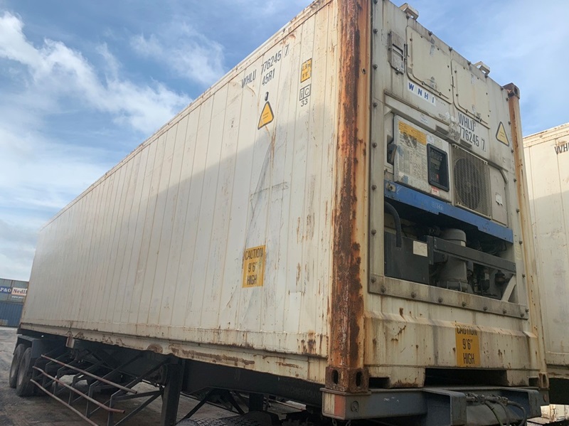 giá container lạnh cũ