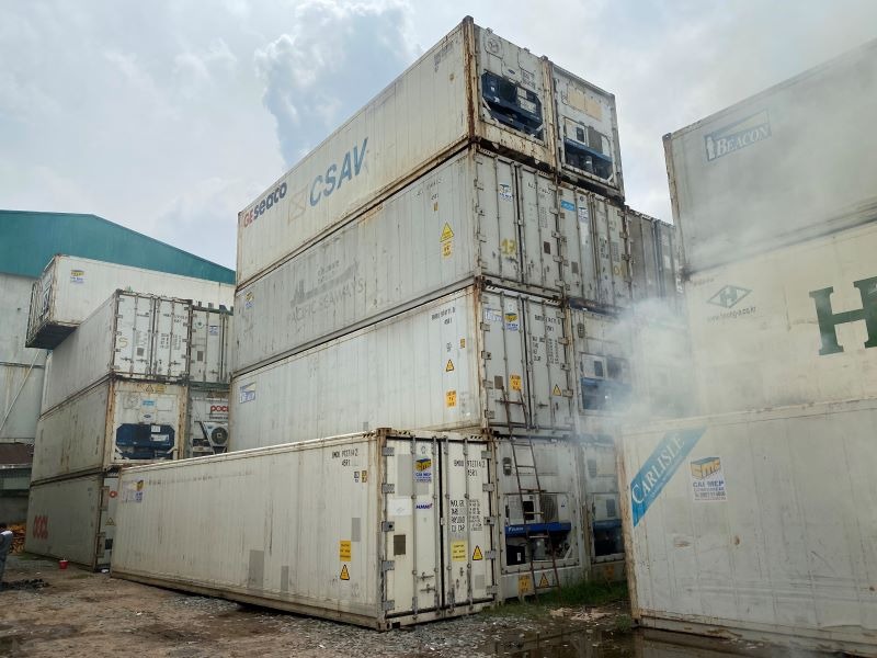 giá container lạnh cũ