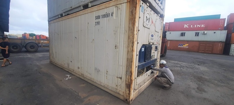 kiểm tra độ kín của container lạnh