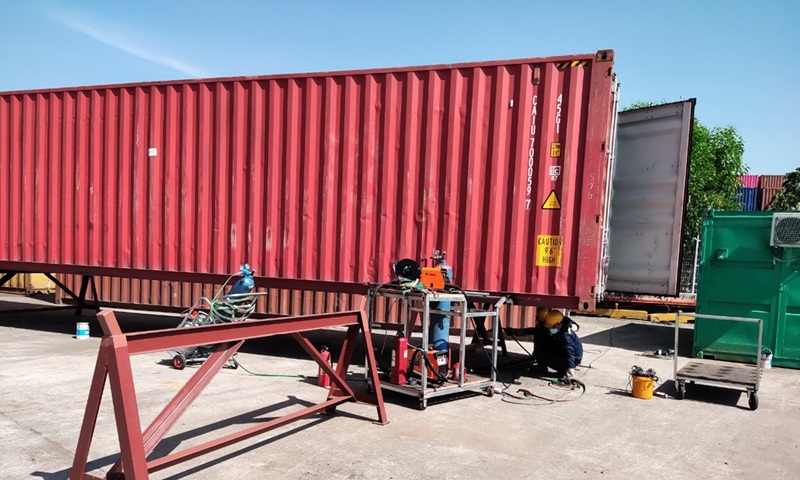 Sửa chữa và bảo trì container khô