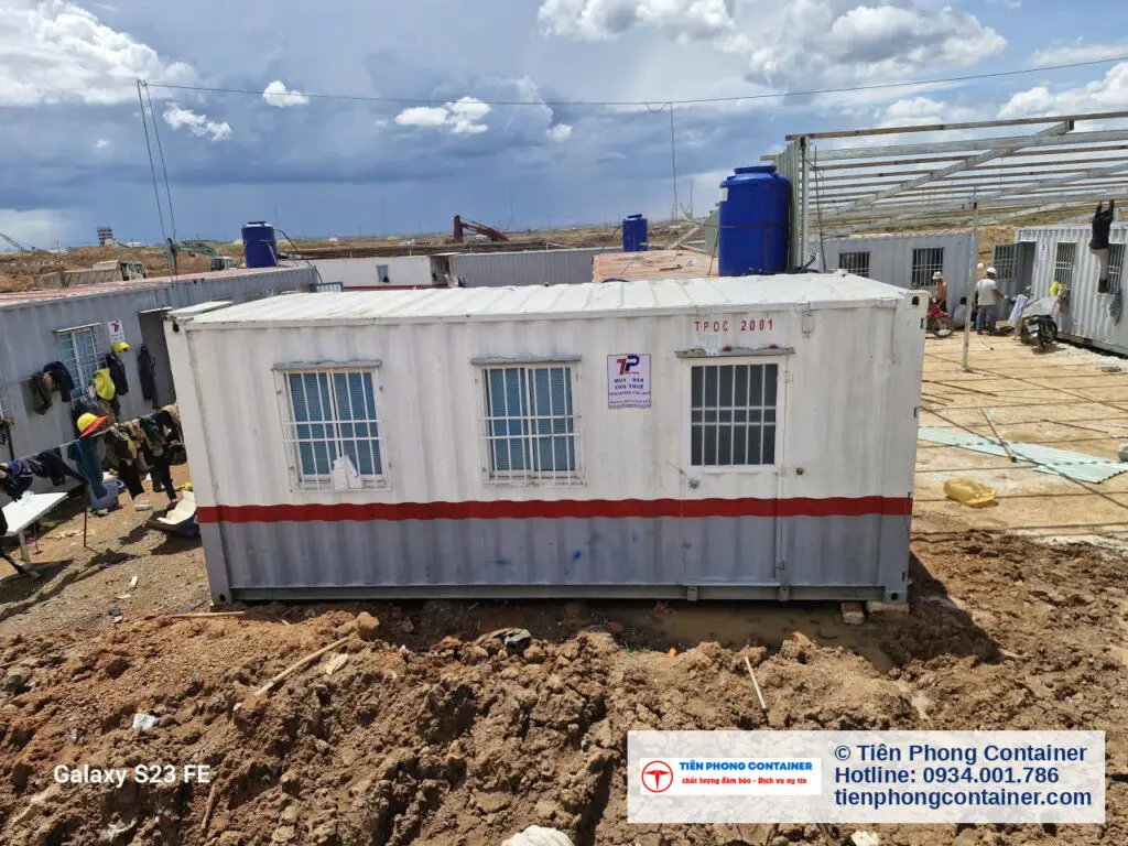 Container Văn Phòng Và Vệ Sinh Tại Công Trường Sân Bay Long Thành: Ảnh Bàn Giao Thực Tế